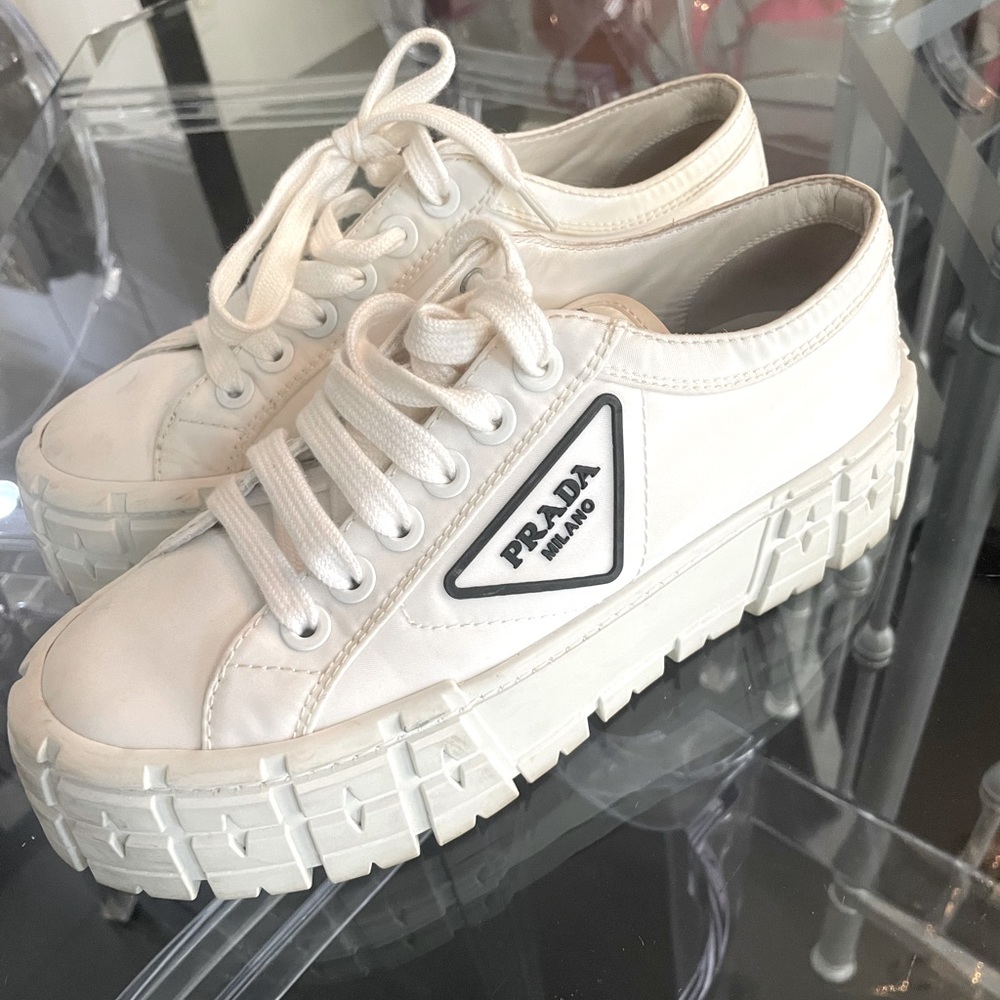 Prada sneakers worn one time